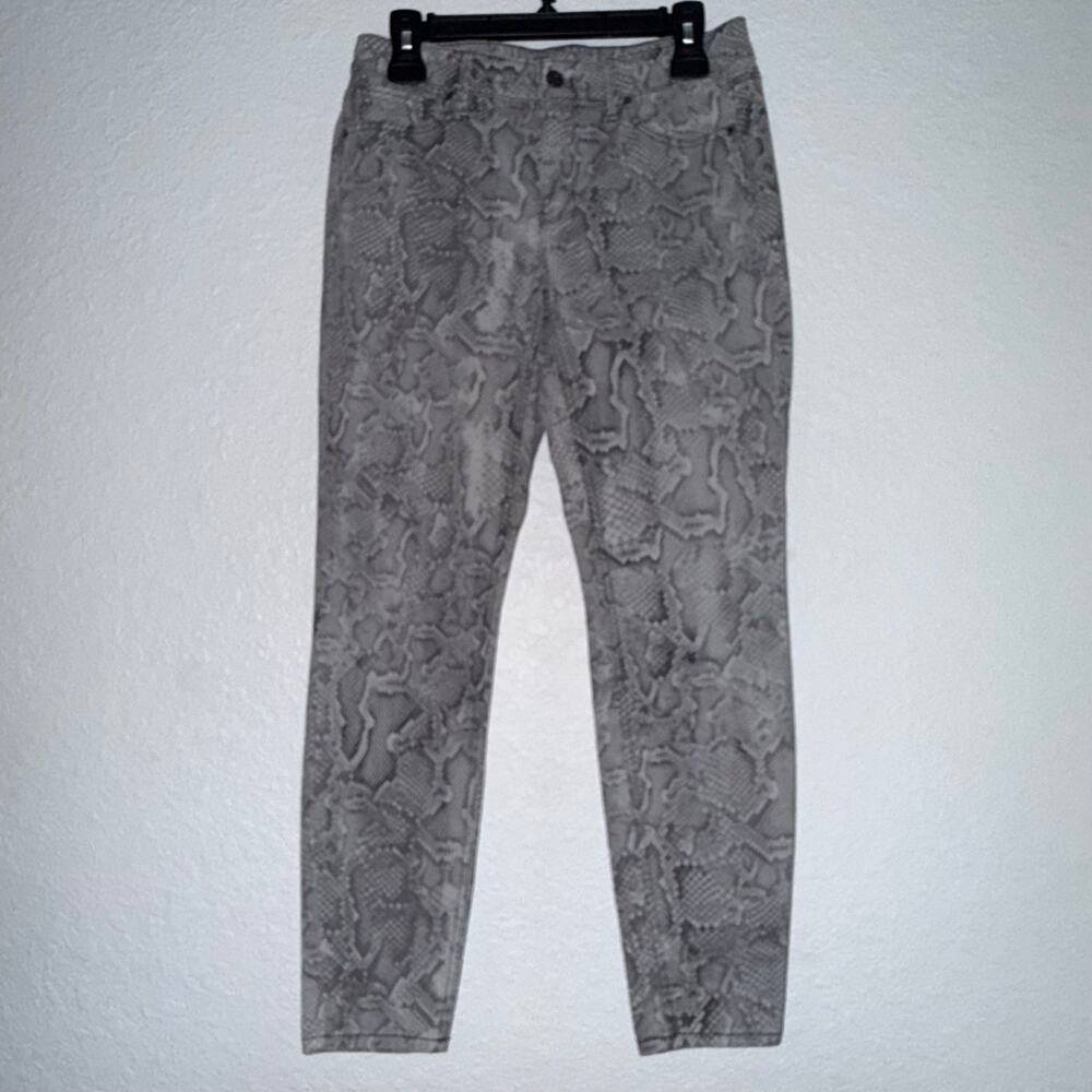 White House Black Market Snakeskin Pants 6P